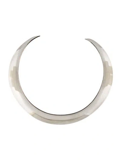 Pre-owned Georg Jensen Curved Neck Ring, 14" In Multi
