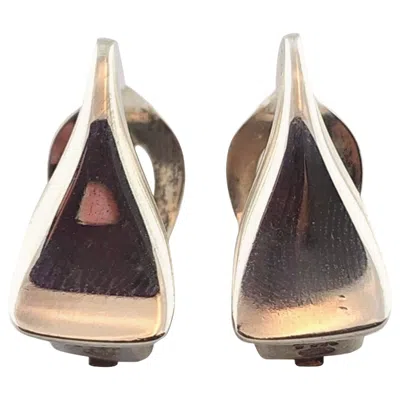 Pre-owned Georg Jensen Denmark Sterling Silver Clip On Earrings 116a #18315 In Multi