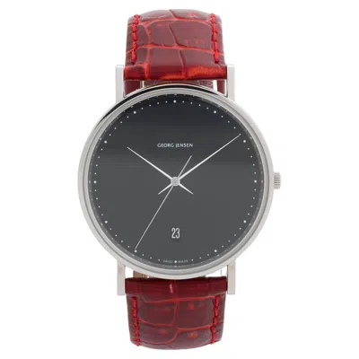 Pre-owned Georg Jensen Designed By Henning Koppel Ref 318, Large Size, Quartz, Year C2015 In Multi