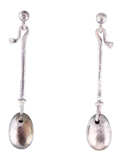 Pre-owned Georg Jensen Dew Drop Earrings In Multi