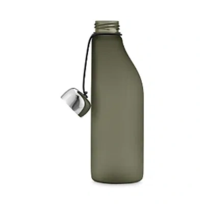 Georg Jensen Sky Stainless Steel & Plastic Drinking Bottle In Green