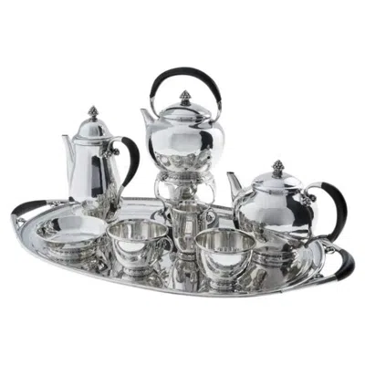 Pre-owned Georg Jensen Enormous  Sterling Silver Tea Service 32