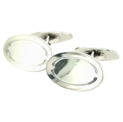 Pre-owned Georg Jensen Estate Mens Cufflinks Silver In Multi