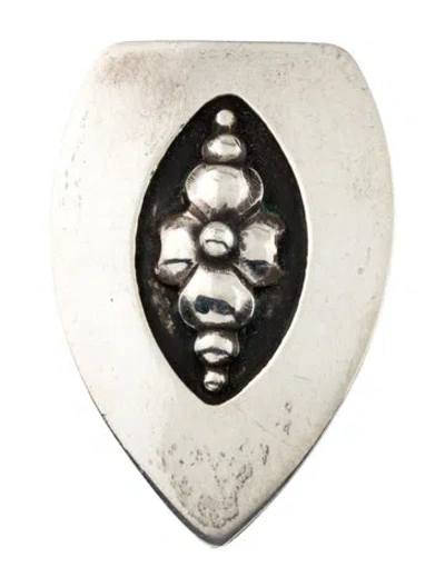 Pre-owned Georg Jensen Flower Brooch Pin In Multi