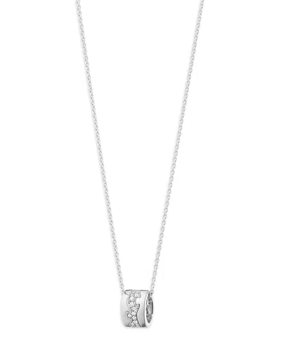 Georg Jensen George Jensen 18k White Gold Fusion Diamond Puzzle Inspired Pendant Necklace, 17.72 In White/. Ct. T.w.
