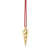 Georg Jensen Gold Plated Cornet Ornament In Gold