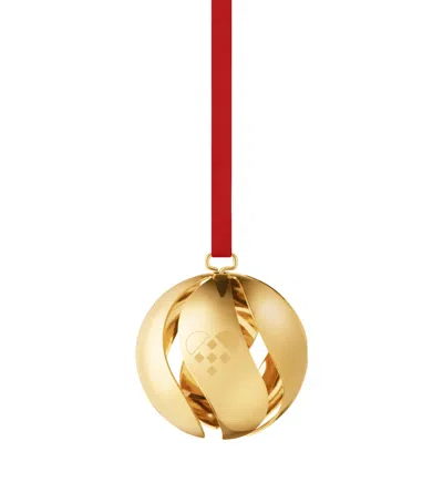 Georg Jensen Gold-plated Cut-out Bauble