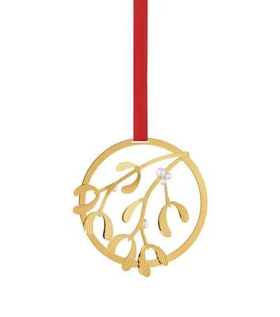 Georg Jensen Gold-plated Mistletoe Tree Decoration