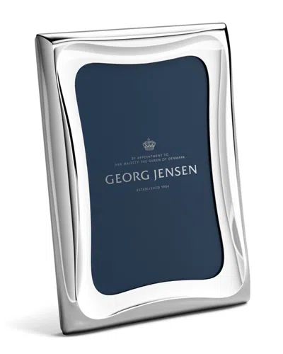 Georg Jensen Hand Polished 4x6 Picture Frame In Silver