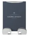 Georg Jensen Hand Polished 5x7 Elephant Picture Frame In Gray