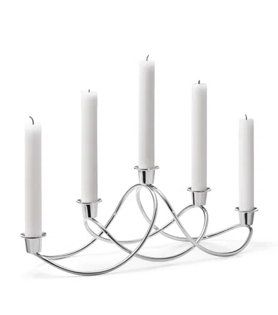 Georg Jensen Harmony Candle Holder In Silver