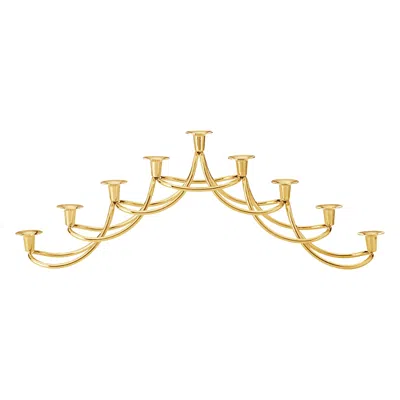 Georg Jensen Harmony Gold-plated Menorah