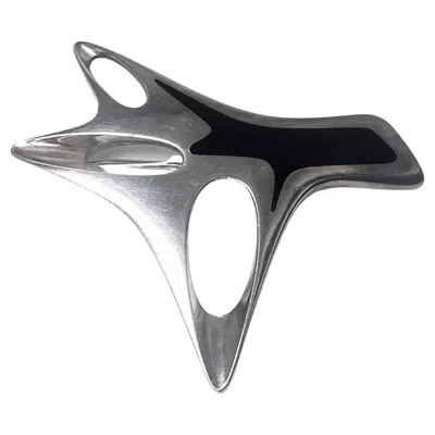 Pre-owned Georg Jensen Henning Koppel Enamel Brooch Circa 1960 In Multi
