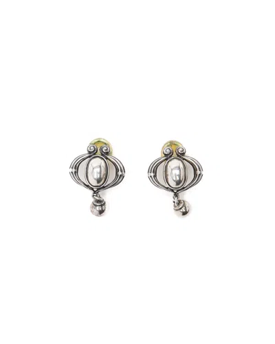 Georg Jensen Heritage Silver Clip-on Earrings In Neutral
