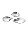 Georg Jensen Indulgence Set Of 3 Condiment Bowls In Silver