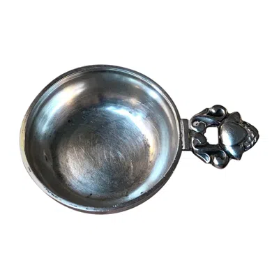 Pre-owned Georg Jensen 'king Cutlery' Caviar Spoon In Silver By , 1940s