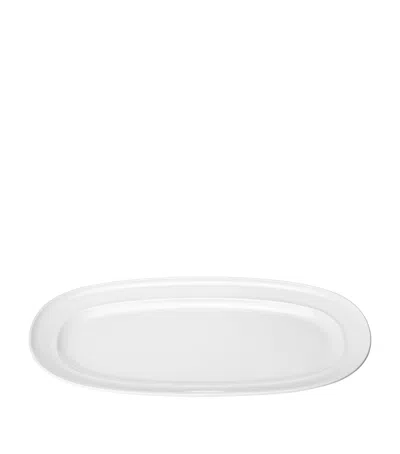 Georg Jensen Koppel Oval Serving Dish In White