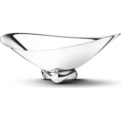 Georg Jensen Large Koppel Wave Bowl In Silver
