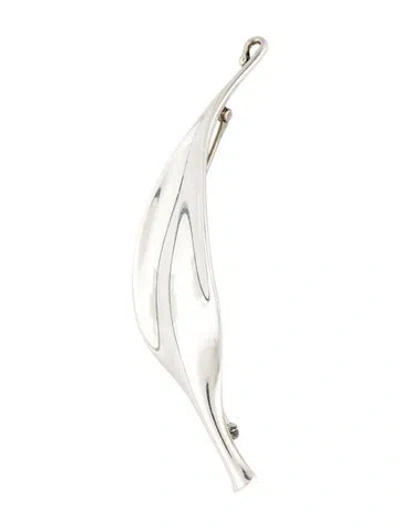 Pre-owned Georg Jensen Leaf Torun Brooch In Multicolor