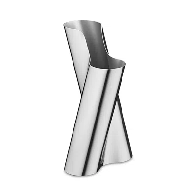 Georg Jensen Lituus Large Vase In Metallic