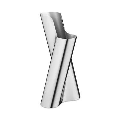 Georg Jensen Lituus Vase, Floor In Metallic