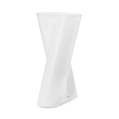 Georg Jensen Lituus Vase, Large, Opal In White