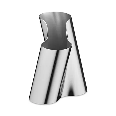 Georg Jensen Lituus Vase, Medium In Metallic