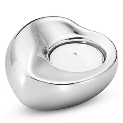 Georg Jensen M'day Tealight Candle Holder In Metallic