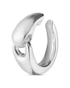 Georg Jensen Men's Sterling Silver Reflect Interloop Single Ear Cuff In Silver