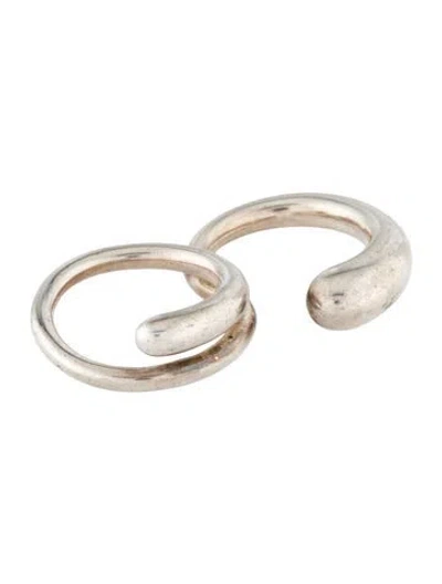 Pre-owned Georg Jensen Mercy Double Ring In Multi