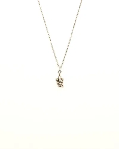 Georg Jensen Moonlight Grape Necklace In Silver
