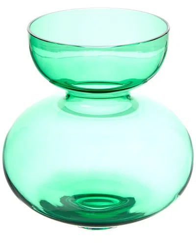 Georg Jensen Mouth Blown Alfredo 10in Vase In Green