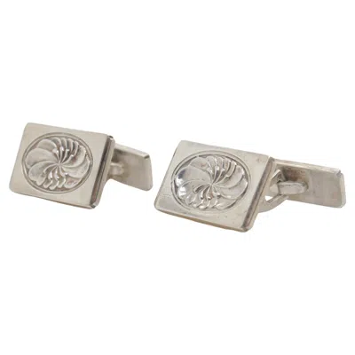 Pre-owned Georg Jensen Pair Of  Sterling Silver Cufflinks No. 59a In Multi