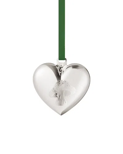 GEORG JENSEN PALLADIUM-PLATED HEART