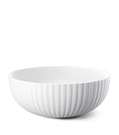 Georg Jensen Porcelain Bernadotte Salad Bowl In Gray
