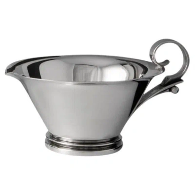 Pre-owned Georg Jensen Pyramid Sterling Silver Large Creamer 600b, 1930