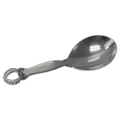 Pre-owned Georg Jensen Rare Design Sterling Silver Caddy Spoon C.1940