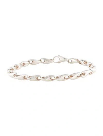 Pre-owned Georg Jensen Reflect Bracelet, 6.75" In Multicolor