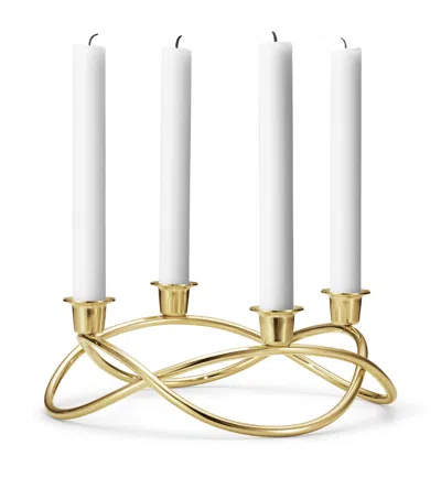 Georg Jensen Season Candle Holder In Gold