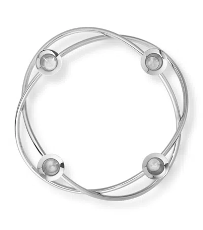 Georg Jensen Season Candle Holder In Silver