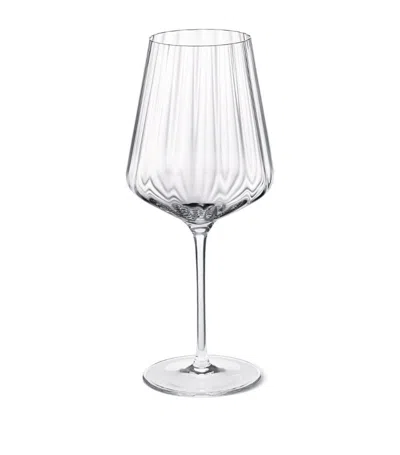 Georg Jensen Set Of 6 Bernadotte White Wine Glasses (430ml) In Clear