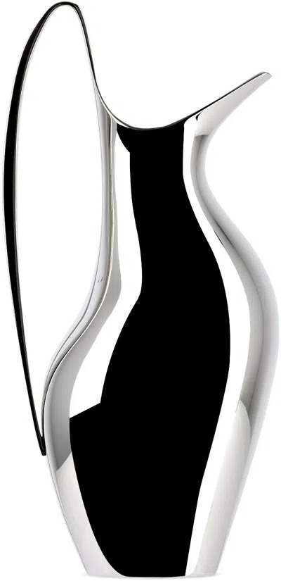 Georg Jensen Silver Koppel Petite Pitcher, 0.2 L In Stainless Steel
