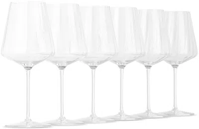 Georg Jensen Six-pack Bernadotte Red Wine Glasses In N/a