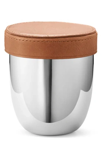 Georg Jensen Sky Dice Cup & Dice In Brown