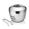 Georg Jensen Sky Ice Bucket With Ice Tongs In Silver