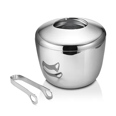 GEORG JENSEN SKY ICE BUCKET AND ICE TONG,3586375