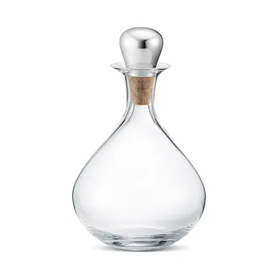 Georg Jensen Sky Liquor Decanter In Silver/glass