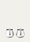 Georg Jensen Sky 2-piece Stainless Steel Shot Glass Set