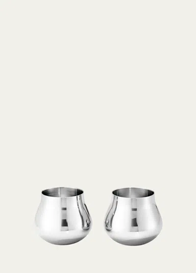 Georg Jensen Sky Shot Glasses, Set Of 2 In Metallic