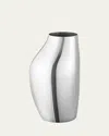 Georg Jensen Sky Stainless Steel Vase In Silver